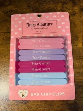 Juicy Couture Chip Clips. NEW